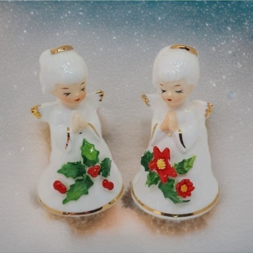 2 Napcoware Bone china Angel Bells